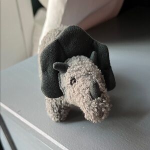 Jellycat MINI FOSSILY TRICERATOPS Retired RARE Dinosaur Plush Toy
